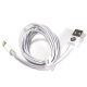 Kabel Teracell Plus iPhone 2A Lightning beli 1.2m - 019796