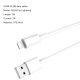Data kabl KONFULON DC05 za iphone lightning beli 1m - 83680-1