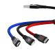 Data kabl KONFULON DC08, 2.4A, 3u1 USB na micro, lightning, Type C 1.2m - 218355