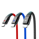 Data kabl KONFULON DC08, 2.4A, 3u1 USB na micro, lightning, Type C 1.2m - 218355