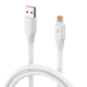 Data kabl KONFULON DL24, 5A, 120W, USB na iPhone lightning beli 1m - 204041