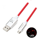 Data kabl KUCIPA K257 micro USB 1m crveni - 81227