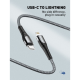 Data kabl LDNIO LC111 PD Type C na iPhone lightning 30W HQ sivi 1m - 96542