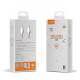 Data kabl LDNIO LC121-C 65w, Type C na Type C beli 1m - 95376
