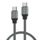 Data kabl LDNIO LC441C 65w, iph15, Type C na Type C sivi 1m - 218214