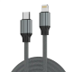 Data kabl LDNIO LC442I 30w, Type C na iPhone Lightning sivi 2m - 215601