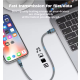Data kabl LDNIO LC442I 30w, Type C na iPhone Lightning sivi 2m - 215601