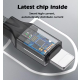 Data kabl LDNIO LC442I 30w, Type C na iPhone Lightning sivi 2m - 215601