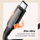 Data kabl LDNIO LC921c -240W Type C na Type C crni 1m - 220795