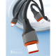 Data kabl LDNIO LC96 u 4.2A 3 u 1 sivi 1.2m - 220796