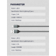 Data kabl LDNIO LS431 iPhone lightning sivi 1m - 96531