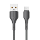 Data kabl LDNIO LS851 25W Fast micro USB sivi 1m - 209773