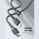 Data kabl LDNIO LS851 25W Fast micro USB sivi 1m - 209773