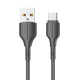 Data kabl LDNIO LS851 25W Fast Type C sivi 1m - 209774