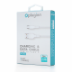 Data Kabl Pluginn PI-APD 2.4A USB na Type C beli 2m - 208897-1