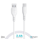Data Kabl Pluginn PI-APD 2.4A USB na Type C beli 2m - 208897-1