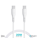 Data Kabl Pluginn PI-PD 20W Type C na Type C beli 2m - 208900-1