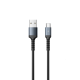 Data kabl REMAX Kayla II RC-C008 2.4 A Elastic TPE Aluminum Type C crni - 208359