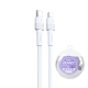 Data kabl REMAX Leya Series PD 20W Fast Charging RC-C056 Type C na iPhone lightning beli - 213399-1