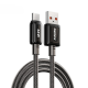 Data kabl REMAX RC-025 lcy Series Fast Charging 6A, 66W, USB na Type C, 1.2m crni - 214337-1