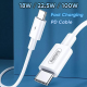 Data kabl REMAX RC-175c 100W PD Fast-charging Type C na Type C beli - 92174