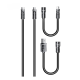 Data kabl REMAX RCC-168 Lyncharge Series 60w 4-in-1 Zinc Alloy  crni - 214338-1