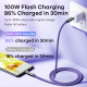 Data kabl REMAX Wefon 100W Zinc-Alloy RC-C055 Type C na Type C sivi - 210656-1