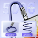 Data kabl REMAX Wefon 100W Zinc-Alloy RC-C055 Type C na Type C sivi - 210656
