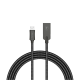 Data kabl T-phox T-M809 Zinc Holly micro USB crni 1m - 61441-1