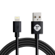 Data kabl Teracell Plus 2.4A za iPhone lightning crni 2m - 92080