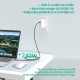 Data kabl Thunderbolt PD na Type C 40Gbps 240W 5K sivi 1m - 209488