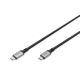 DIGITUS Kabl USB-C na USB-C, DB-300443-010-S, siva - DB-300443-010-S