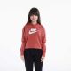 NIKE Duks sa kapuljačom g nsw club ft crop hoodie hbr gg - DC7210-691