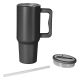 Castelli Termos boca Borealis, ručka i slamka, inox 304, izolacija 12h, 1200ml,Crna - EP3246721