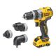 DeWALT Aku bušilica odvijač 12V 2 x 3,0 Ah DCD703L2T, Brushless, 4 stezne glave - DCD703L2T
