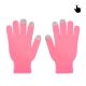 Rukavice za touch screen RY M (22cm) pink - 224525