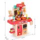 ECO TOYS Kuhinja za decu sa 42 elementa, pink - HC493096 PINK