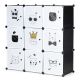 MODERNHOME Dečiji ormar sa 9 polica-Cats - PJJCBS0009-09D