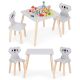 ECO TOYS Dečiji set nameštaja koala – sto + 2 stolice , ecotoys - EP2751982