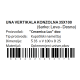 CERAMICA LUX Una vertikala 35x100 konzolna - 300264