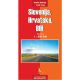 Slovenija, Hrvatska, BiH - auto karta - 9788677222628
