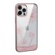 DEVIA Futrola Hard Case Crystal Flora za Iphone 13 Pro, roza/zlatna - 7961