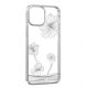 DEVIA Futrola Hard Case Crystal Flora za Iphone 13, srebrna - 7974