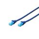 DIGITUS DK-1512-030/B patchcord kabl 5e U/UTP CCA 3m plavi - DG014