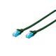 DIGITUS DK-1512-070/G patchcord kabl 5e U/UTP CCA 7m zeleni - DG024