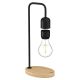 ALLOCACOC DESIGNNEST Lebdeca led stona lampa, crna - DH0296WD-LEVLAP