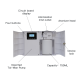 Difuzer Ouwave OS-5 beli - 213364