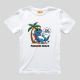 KIDZ by TAMANITZA Dečija bela majica DINO BEACH - Tamanitza94