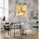 DELTA LINEA Uramljena slika Belo vino 50x50 cm - DL505049