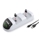 Dobe TP5-0506 stalak-punjač za dva gamepada PS5 beli - 220784
